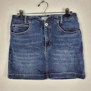 Free People Jean Mini Skirt Like New
